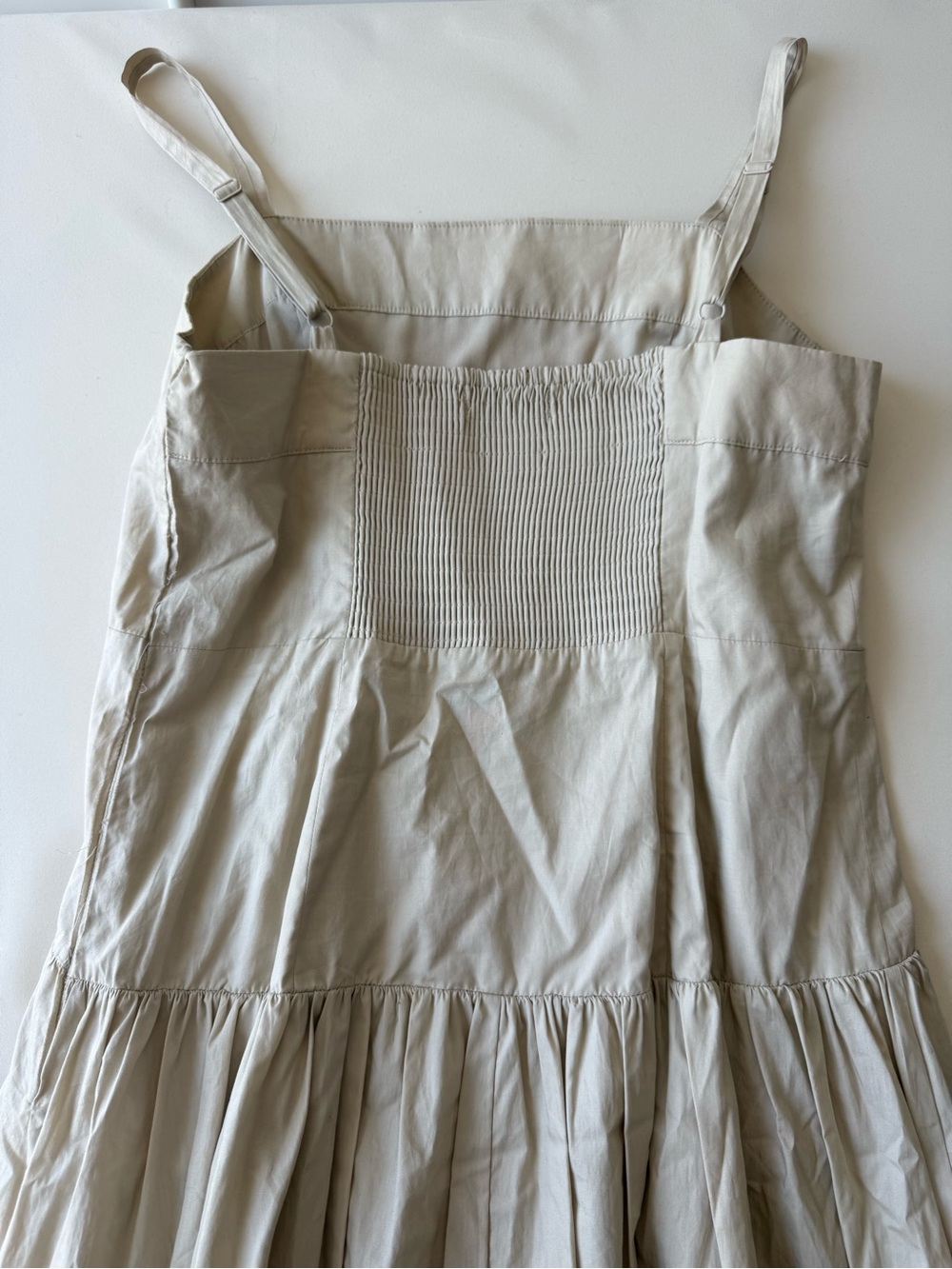 Simply Vera Vera Wang Cream Tiered Maxi Dress 🤍 | Size L - Picture 5 of 10